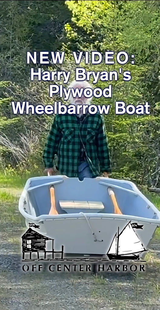 Ladybug Wheelbarrow Boat - PLYWOOD version available from Off Center Harbor